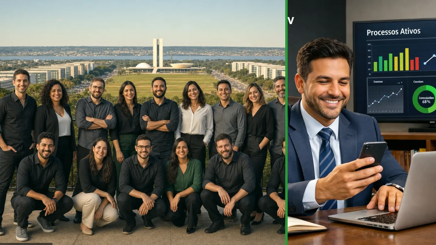 Profissional organizando documentos físicos e digitais em uma rotina de gestão documental, ilustração do artigo sobre a tabela de temporalidade